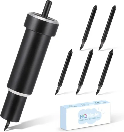 Vista 8 de HQMaster Cuchilla y Soporte de Tela Unida Compatible con Explore 3/Air 2/Air/One/Maker 3/Maker Cuchillas de Repuesto para Máquina de Corte