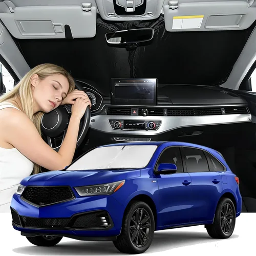 Vista 176 de para Dodge RAM 1500 2019-2024 2025 2026 Parasol Parasol para Parabrisas Cubierta - 4 Capas Parasol para Ventana Delantera para RAM1500 2Puertas