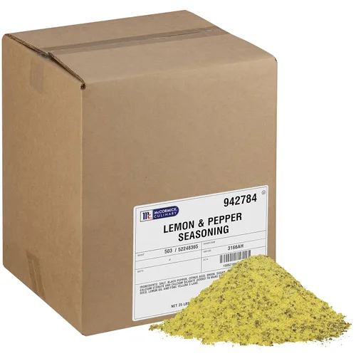 Vista 15 de McCormick Culinary Sal de condimento de limón y pimienta, 28 onzas, un recipiente de 28 onzas de condimento de limón y pimienta, perfecto