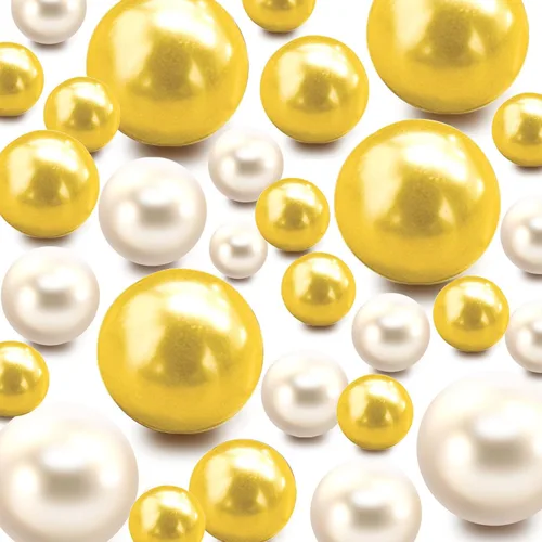 Vista 29 de 200 Piezas de Perlas Flotantes Sin Agujero para Jarrones y 2300 PIEZAS para Flotar, Perlas Flotantes para Centro de Mesa, Decoración del Hogar, Mesa