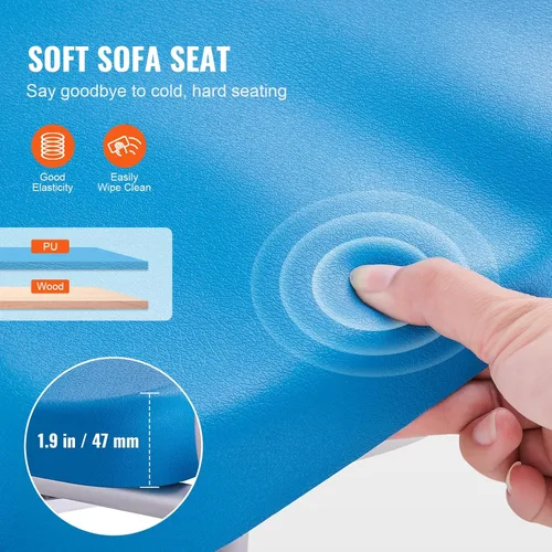 Vista 3 de VEVOR Silla de ducha giratoria de 360 grados, asiento de ducha ajustable con brazos giratorios y asiento de baño acolchado para ducha o bañera