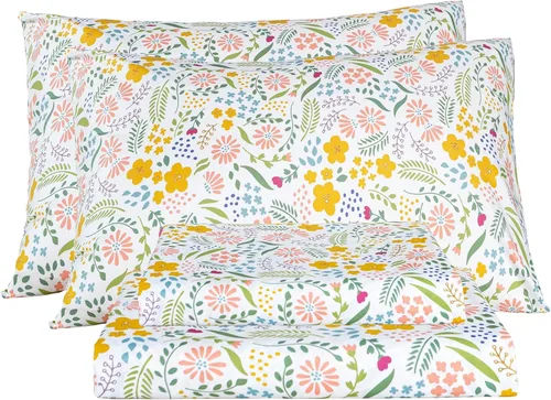 Vista 20 de Bedlifes Juego de sábanas refrescantes de 3 piezas tamaño individual con mezcla de rayón derivado de bambú, suave y transpirable, bolsillo profundo