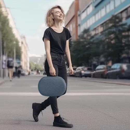 Vista 6 de CYNOVA Funda de transporte para PlayStation VR2, PlayStation 5 VR auriculares y controles táctiles, bolsa de almacenamiento de viaje, funda PS VR2