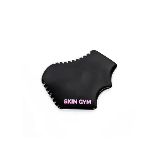 Skin Gym Cleo Bian Stone Gua Sha Masajeador facial para bolsas debajo de los ojos, ojos hinchados y líneas finas Anti-envejecimiento Face Lift