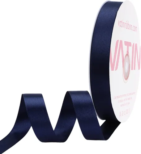 Vista 26 de VATIN Cinta de satén negro de doble cara de color sólido de 1-1/2 pulgadas de ancho, 50 yardas de largo, perfecta para decoración de bodas