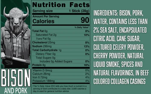 Vista 2 de PEARSON RANCH Juego de palitos de carne de juego, paquete variado de 10 – alce, bisonte, venado, jabalí, pato, palitos exóticos de cecina, sin