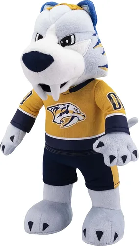 Vista 102 de Bleacher Creatures Anaheim Ducks Wild Wing - Figura de peluche de mascota de la NHL de 10 pulgadas (uniforme triangular verde azulado), una mascota