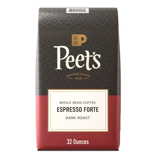 Vista 10 de Peet's Coffee, Café de grano entero tostado oscuro - Mezcla Major Dickason's 10.5 onzas bolsa