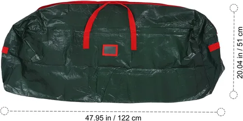 Vista 2 de iplusmile 1 bolsa de almacenamiento para árbol de Navidad, almacenamiento para el hogar para árboles artificiales, resistente contra el polvo