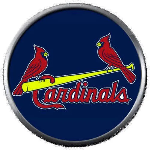 MLB - Colgante de béisbol con diseño de St Louis Cardinals en murciélago azul 0709in - 0787in