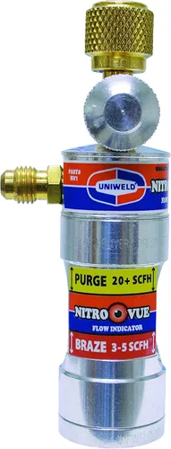 Vista 4 de Uniweld NV1 NitroVue indicador de flujo de nitrógeno