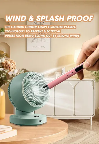 Vista 6 de MEIRUBY-Encendedor eléctrico, encendedor de velas recargable USB, encendedor de arco, encendedores para velas, campamento, barbacoa, uso familiar