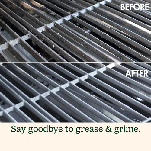 Vista 4 de Cuisinart Cepillo limpiador de parrilla de acero inoxidable de 16.5 pulgadas de largo y raspador para barbacoa, plancha, parrillas, herramienta