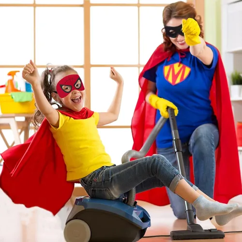 Vista 4 de Capas y máscara de superhéroe para niños, capas de doble filo, disfraces para niños, capa de superhéroe, regalos de Halloween