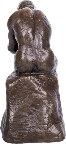 Vista 4 de The Thinker Statues TPE-185B - Esculturas de bronce Rodin para decoración del hogar, 10 piezas 10