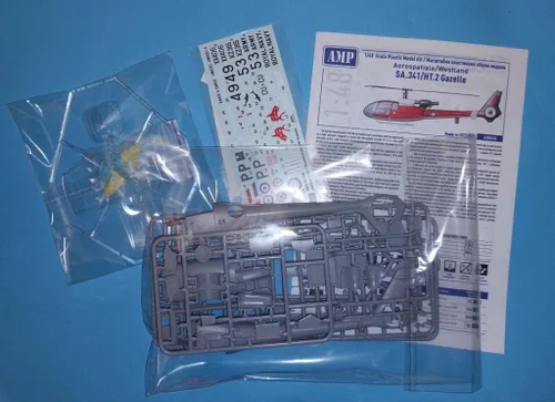 Vista 4 de Mikro-mir AMP 48-020 - 1/48 - Aérospatiale/Westland Gazelle Helicóptero Plástico Modelo kit