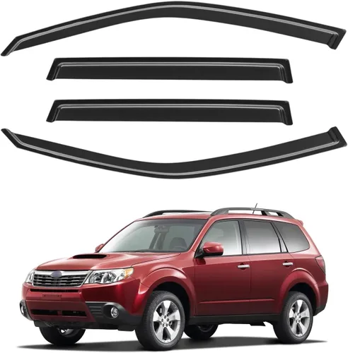 Vista 323 de Visera de ventana para Jeep Cherokee 1984-2001 (Excluye Modelo Limited), Protectores Guards Shields de lluvia de canal exterior, Deflector