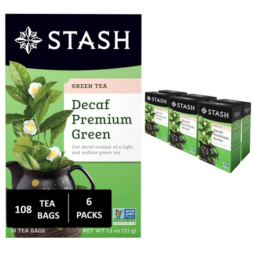 Vista 7 de Stash Tea Asian Pear Harmony Green Tea - Té de alta calidad con cafeína, verificado por proyecto sin OMG sin ingredientes artificiales, 18