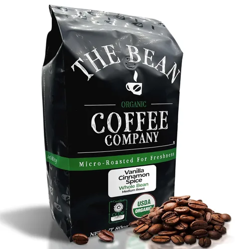 Vista 12 de The Bean Organic Coffee Company Mocha Java, tostado medio, café en grano entero, bolsas de 16 onzas (paquete de 2)