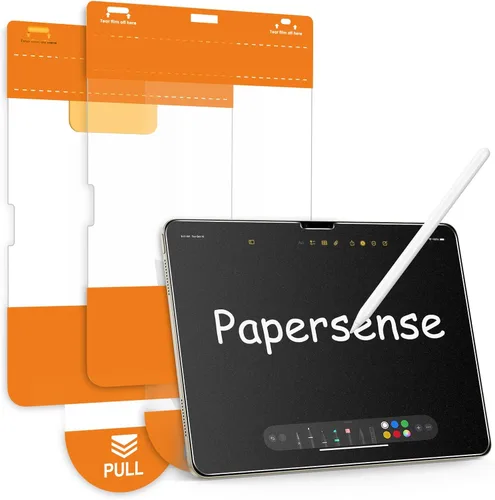 Vista 19 de OMOTON Paquete de 3 protectores de pantalla para iPad Mini 7/6 (7ª/6ª generación, 8.3 pulgadas), vidrio templado para iPad Mini A17 Pro 7ª