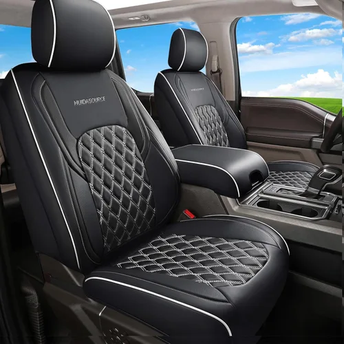 Vista 12 de Huidasource Fundas de asiento para Chevy Silverado 1500, fundas de asiento Silverado, GMC Sierra Pickup 1500 2007-2013 y 2019-2025, 2500HD 3500HD