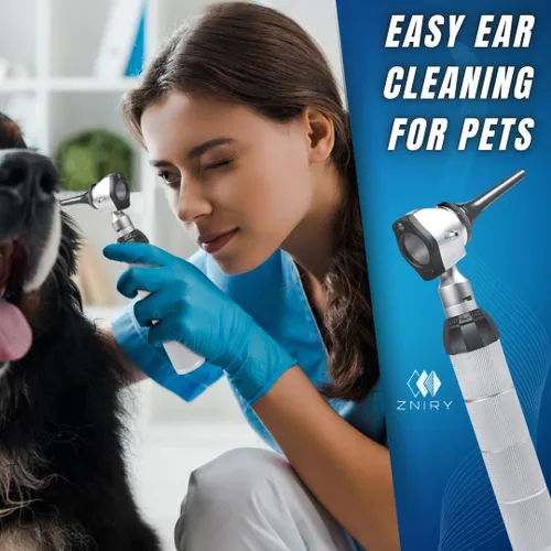 Vista 6 de Sistema de diagnóstico veterinario del otoscopio ENT del LED, con 12 diversos instrumentos de diagnóstico