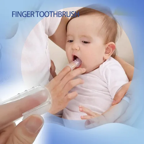 Vista 7 de ZELIN YE Kit de aseo para bebé, cepillo 8 en 1 para el pelo del bebé, cortaúñas, limpiador de nariz, cepillo de dientes de dedos, tijeras de uñas