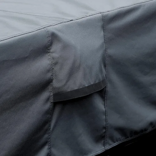 Vista 13 de UCEDER Cubierta redonda para bañera de hidromasaje, impermeable al aire libre (83 x 20 pulgadas), protector de poliéster 600D resistente para bañera