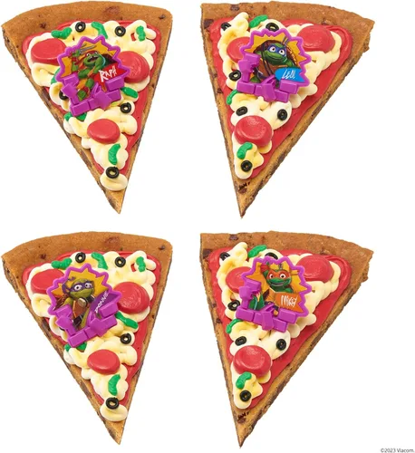 Vista 9 de DecoPac Anillos de poder de tortugas ninja mutantes adolescentes, decoraciones de cupcakes para fiestas de cumpleaños, pasteles y celebraciones