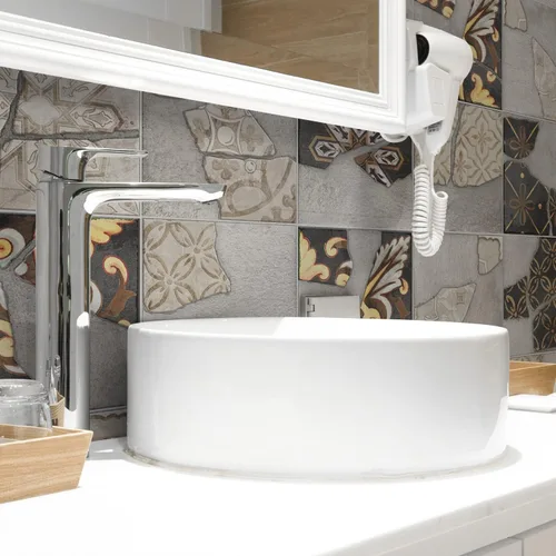 Vista 28 de Alwayspon 12 calcomanías de vinilo autoadhesivas para azulejos de pared, adhesivos de vinilo para azulejos de cocina, baño, 6 x 6 x 6 pulgadas