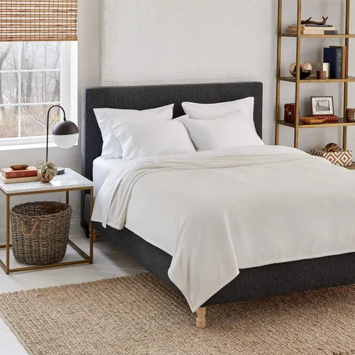 Vista 12 de Eddie Bauer - Manta térmica tamaño Queen, manta eléctrica de microfelpa cepillada suave, ropa de cama cálida y acogedora