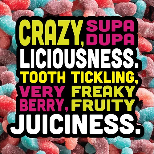 Vista 6 de Trolli Sour Brite Crawlers, caramelos, ponche de frutas, agridulce, gusanos gomosos, 7.2 onzas