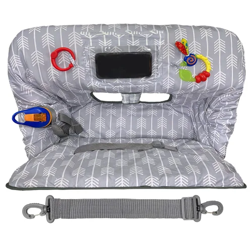 Vista 11 de Funda para carrito de compras para bebé, funda para carrito de comestibles para bebé niño y niña, funda para silla alta para bebé y niño, regalo