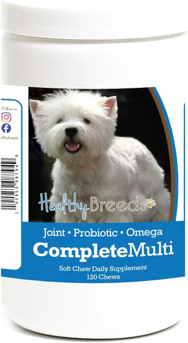 Vista 23 de Healthy Breeds Boxer todo en uno multivitamínico suave masticable 120