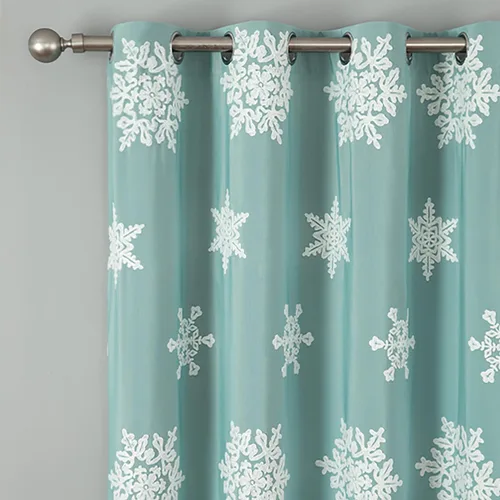 Vista 24 de VOGOL - Cortinas con ojales bordadas con patrón floral elegante de lino sintético, 2 paneles, 60% opacas con aislamiento térmico, cortinas pesadas