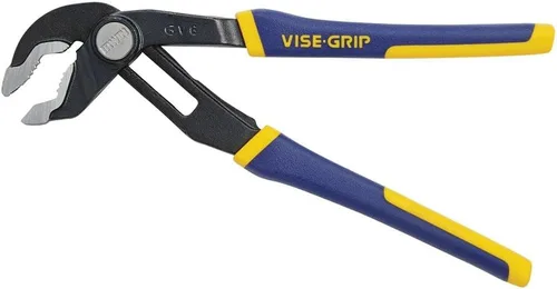 IRWIN VISE-GRIP Tools - Alicates GrooveLock, mordaza en V, 6 pulgadas (4935351), negro, azul amarillo, plata, 6 pulgadas