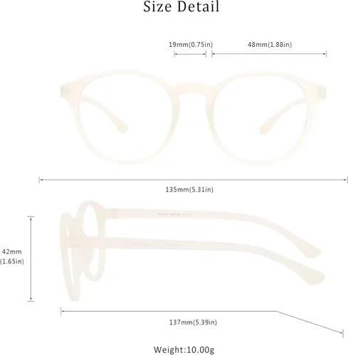 Vista 6 de LifeArt Gafas de bloqueo de luz azul, antifatiga ocular