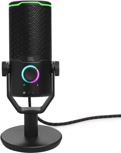 Vista 3 de JBL Quantum Stream Wireless USB-C - Micrófono de transmisión inalámbrico portátil para grabaciones cristalinas, 24 horas de tiempo de grabación