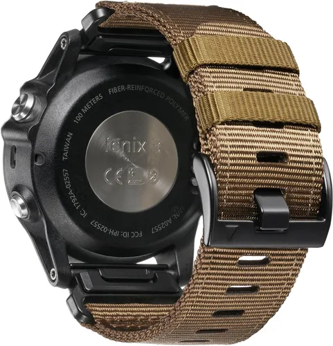 Vista 13 de 26mm Correa de reloj de nylon compatible con Garmin Fenix 7X/ Fenix 6X/ Fenix 5X/ Tactix Delta, Correas Camouflage Quickfit para Garmin Fenix 3/3