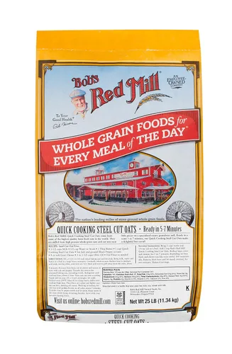 Bob's Red Mill - Avena de acero de cocción rápida, 25 libras