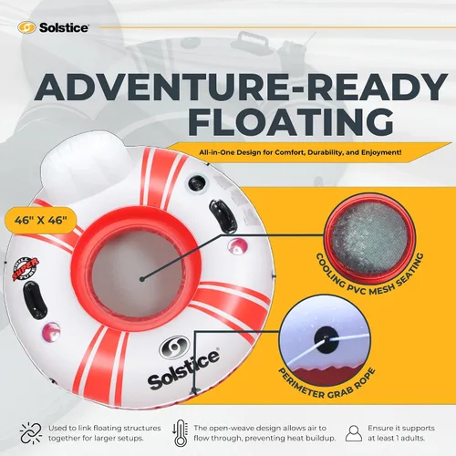 Vista 2 de Solstice Inflatable Tube Float