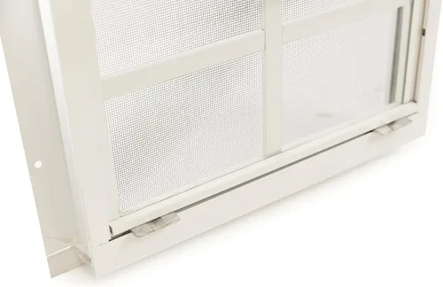 Vista 8 de Ventanas de cobertizo de 14 x 21 pulgadas (paquete de 1) Ventanas corredizas con vidrio templado y mallas Montaje al ras, marcos de aluminio