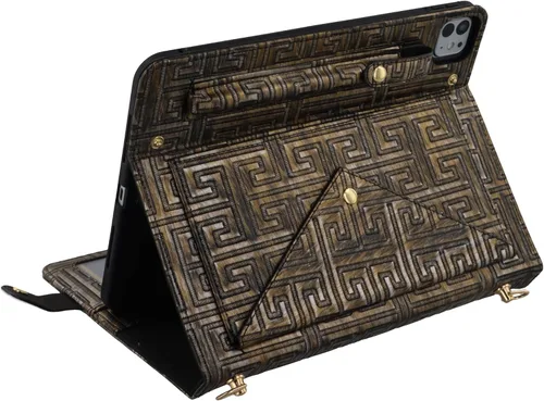 Vista 144 de Funda tipo bolso para iPad mini de 5ª/4ª/3ª/2ª/1ª generación de 7.9 pulgadas, Techcircle funda ligera tipo folio con soporte bandolera con billetera