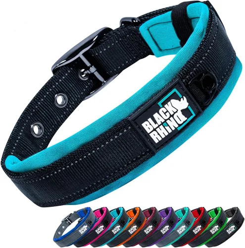 Vista 28 de Black Rhino Collar de perro para perros grandes - Collar de perro ajustable, reflectante y resistente de alta calidad con acolchado ultrasuave
