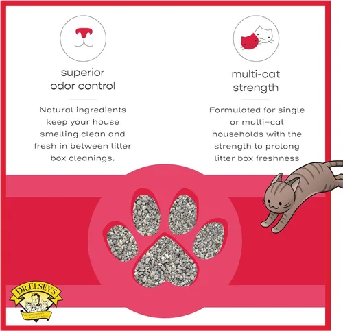 Vista 5 de Dr. Elsey's® Cat Attract® Arena de arcilla compactante para gatos, bolsa de 18 libras