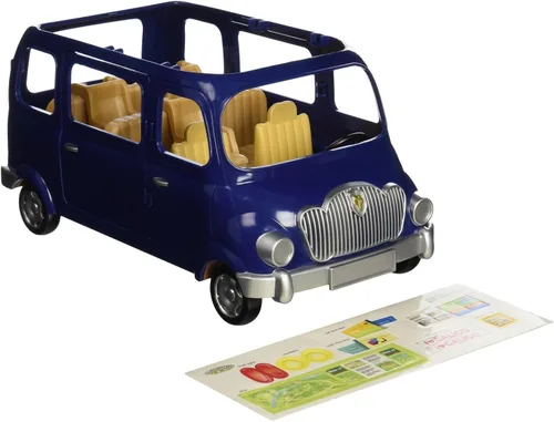 Vista 9 de Calico Critters - Auto de Crucero Familiar para Muñecas, Vehículo de Juguete con Asientos para hasta 5 Figuras Coleccionables