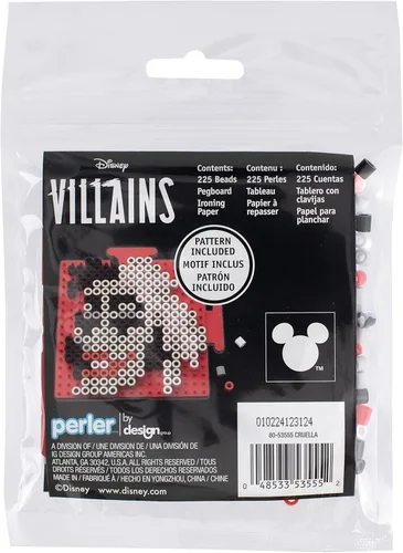 Vista 2 de Perler 80-53555 Disney 101 Dálmatas Cruella - Juego de actividades de cuentas fundidas, multicolor, 227 piezas