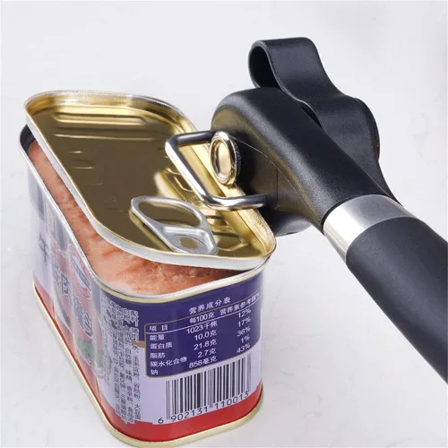 Vista 4 de ZKG Abridor de latas Herramientas de cocina profesional Abrebotellas Cuchillo manual de mano Abrelatas Abrelatas Abrelatas de corte lateral