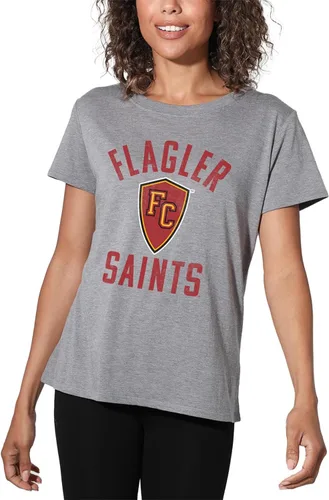 Vista 61 de Colección oficial de camisetas sueltas con logotipo desgastado grande universitario para mujer, jaspeado atlético