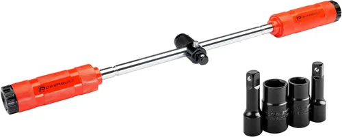 Vista 8 de Powerbuilt Billy Club - Llave universal para cambiar los neumáticos del vehículo rápidamente, romper tuercas sueltas, servicios de emergencia